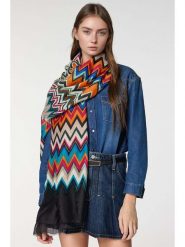 Lucky Bees Szal ze wzorem - 180 x 50 cm rozmiar: onesize. Szaliki damskie Lucky Bees, bez wzorów, z materiału. Za 113.10 zł.