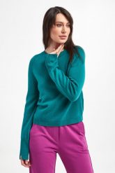 Sweter damski kaszmirowy Ansia MARELLA. Swetry klasyczne damskie Marella, l, z kaszmiru, bez kołnierzyka. W wyprzedaży za 769.30 zł.