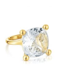 TOUS Pierścionek 1004236412 Przezroczysty. Pierścionki damskie tous, srebrne. Za 689.99 zł.