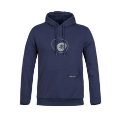 Bluza z kapturem Rafiki Zulu. Niebieskie bluzy damskie RAFIKI, bez wzorów, z kapturem. Za 383.55 zł.