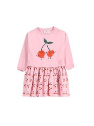 Coccodrillo Sukienka codzienna WC5129102MGN Różowy Regular Fit. Czerwone sukienki dziewczęce COCCODRILLO, bez wzorów, z bawełny, bez ramiączek, proste. Za 49.99 zł.