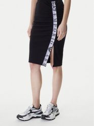 EA7 Emporio Armani Spódnica midi 7W001156 AF12501 Czarny Slim Fit. Czarne spódnice damskie EA7 Emporio Armani, m, bez wzorów, z syntetyku, midi. Za 449.99 zł.