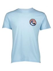 Quiksilver Koszulka "Feelin The Vibe" w kolorze błękitnym rozmiar: M. Niebieskie bluzki damskie Quiksilver, m, bez wzorów, bez kołnierzyka, bez ramiączek. Za 101.94 zł.