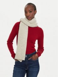 Calvin Klein Szalik Embroidery Airy K60K612610 Beżowy. Brązowe szaliki damskie Calvin Klein, bez wzorów, z materiału. Za 419.99 zł.
