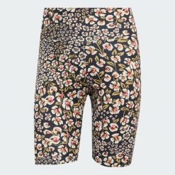 Szorty rowerowe adidas x Farm Rio. Białe spodenki sportowe damskie Adidas, m, bez wzorów, z dzianiny, na fitness i siłownię. Za 179.00 zł.