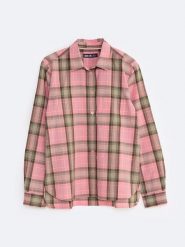 BIG STAR Koszula w kolorze jasnoróżowo-oliwkowym rozmiar: L. Brązowe koszule damskie Big Star, l, bez wzorów, z bawełny, retro, bez kołnierzyka, bez ramiączek. Za 99.99 zł.