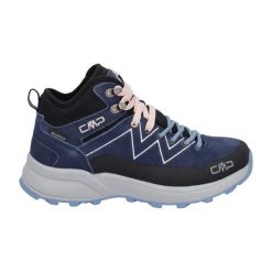 Damskie buty trekkingowe w średnim wieku CMP Kaleepso Wp. Niebieskie obuwie trekkingowe damskie CMP, ze skóry, bez zapięcia. Za 423.00 zł.