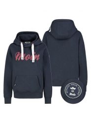 Eight2Nine Bluza w kolorze granatowym rozmiar: M. Niebieskie bluzy damskie Eight2Nine, m, z aplikacjami, z kapturem. Za 133.60 zł.