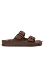 Birkenstock Klapki Arizona EVA 1027402 Brązowy. Brązowe klapki damskie Birkenstock, bez wzorów, z syntetyku, bez obcasa, bez zapięcia. Za 179.99 zł.