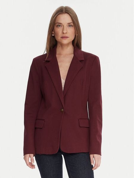 Guess Marynarka W5BN66 KCMU2 Bordowy Regular Fit. Czerwone marynarki i żakiety damskie Guess, m, z aplikacjami, z wiskozy. Za 349.99 zł.