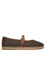 MICHAEL Michael Kors Espadryle Lynn 40R6LYFP1B Brązowy. Brązowe espadryle damskie MICHAEL Michael Kors, bez wzorów, ze skóry, bez obcasa. Za 549.99 zł.