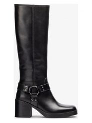 Unisa Skórzane kozaki w kolorze brązowym rozmiar: 38. Brązowe kozaki damskie Unisa, na zimę, bez obcasa, bez zapięcia. Za 480.90 zł.