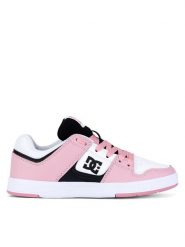 DC Shoes Sneakersy CURE ADJS100169-KHO Różowy. Czerwone obuwie sportowe damskie DC Shoes, ze skóry, bez zapięcia. Za 189.99 zł.