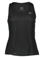 Mizuno Top funkcyjny "DryAeroFlow" w kolorze czarnym rozmiar: M. Czarne koszulki sportowe damskie Mizuno, m, bez wzorów, bez ramiączek. Za 70.24 zł.