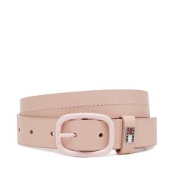 Pasek Damski Tommy Jeans. Czerwone paski damskie Tommy Jeans, bez wzorów, z jeansu. Za 99.99 zł.