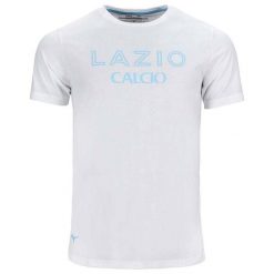Koszulka na 50. urodziny Lazio Rome. Białe bluzki damskie Mizuno, s, bez wzorów, bez kołnierzyka, bez ramiączek. W wyprzedaży za 152.50 zł.