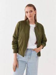 ONLY Kurtka bomber 15293313 Zielony Regular Fit. Zielone kurtki damskie Only, l, bez wzorów, z syntetyku, bez kaptura. Za 169.99 zł.