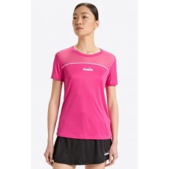 Koszulka tenisowa damska Diadora L. SS Core T-Shirt. Białe bluzki damskie Diadora, l, bez wzorów, bez kołnierzyka, bez ramiączek. Za 110.00 zł.