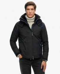 Superdry Kurtka SD-Windcheater Pop Zip Hood Arctic – Ripstop, Slim. Czarne kurtki damskie Superdry, s, bez wzorów, z elastanu, bez kaptura. Za 423.05 zł.