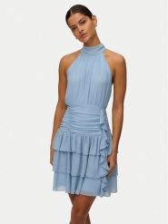 Vero Moda Sukienka koktajlowa Serena 10348178 Niebieski jasny Regular Fit. Niebieskie sukienki damskie Vero Moda, bez wzorów, z syntetyku, wizytowe, bez ramiączek. Za 249.99 zł.