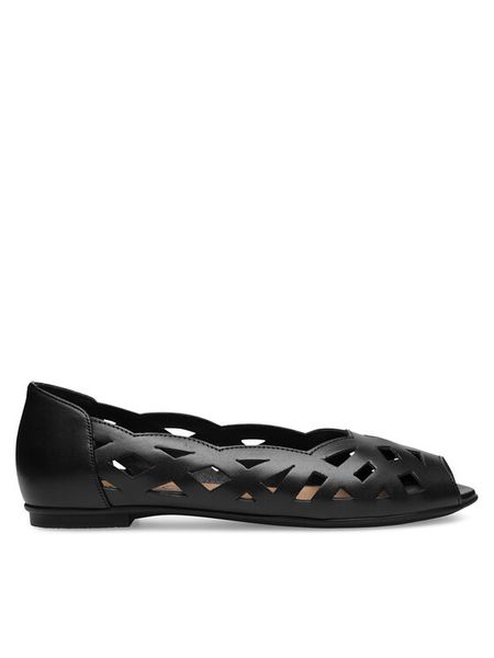 Lasocki Baleriny WI23-SORANO-13 Czarny. Czarne balerinki damskie Lasocki, bez wzorów, ze skóry. Za 149.99 zł.