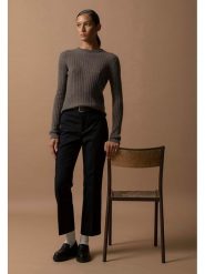 Perfect Cashmere Kaszmirowy sweter "Kylie" w kolorze szarobrązowym rozmiar: S. Brązowe swetry klasyczne damskie Perfect Cashmere, s, z kaszmiru, bez kołnierzyka. Za 403.45 zł.