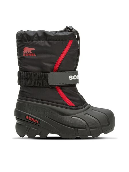 Sorel Śniegowce Flurry™ Boot 2114082015 Czarny. Czarne buty zimowe chłopięce Sorel, z materiału, bez zapięcia. Za 249.99 zł.