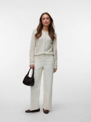 Vero Moda Kardigan w kolorze białym rozmiar: XL. Białe kardigany damskie Vero Moda, xl, bez wzorów, ze splotem. Za 129.95 zł.