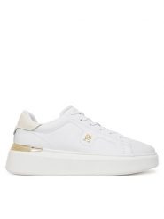 Tommy Hilfiger Sneakersy FW0FW08631 Biały. Białe obuwie sportowe damskie Tommy Hilfiger, ze skóry, bez zapięcia. Za 339.99 zł.
