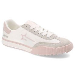 Różowe Trampki Big Star Sportowe Obuwie Damskie. Szare obuwie sportowe casual damskie Big Star, z materiału, bez zapięcia. Za 189.00 zł.