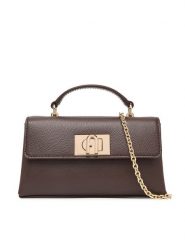 Furla Torebka 1927 WE00423 ARE000 4284S Brązowy ciemny. Brązowe kuferki damskie Furla, bez wzorów, ze skóry, bez dodatków. Za 1,099.00 zł.