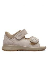 Primigi Sandały 1365511 S Beżowy. Brązowe sandały chłopięce Primigi, ze skóry, bez zapięcia. Za 279.99 zł.