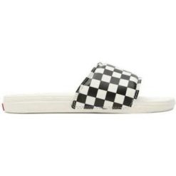 Klapki Vans Model Vn0a5hfer6r1 Kolor Biały. Białe klapki damskie Vans, bez wzorów, z materiału, bez obcasa, bez zapięcia. Za 216.00 zł.