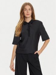 Calvin Klein Bluzka K20K207977 Czarny Regular Fit. Czarne bluzki damskie Calvin Klein, bez wzorów, z syntetyku, bez kołnierzyka, bez ramiączek. Za 309.99 zł.