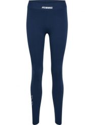 Damskie legginsy Hummel Elemental. Niebieskie legginsy damskie Hummel, s, bez wzorów, z bawełny. Za 154.00 zł.