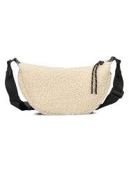 Zwei Skórzana saszetka w kolorze kremowym - 30 x 18 x 9 cm rozmiar: onesize. Brązowe nerki i saszetki damskie Zwei, bez wzorów, z materiału. Za 98.95 zł.