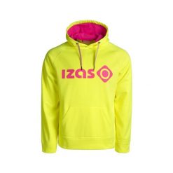 Bluza z kapturem unisex DUERO V4 z logo i kieszenią z przodu. Żółte bluzy damskie Izas, na zimę, l, bez wzorów, z kapturem. Za 182.57 zł.