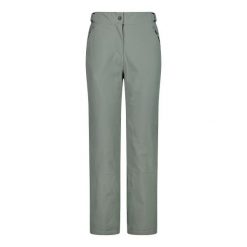 Spodnie damskie narciarskie CMP 3W18596N. Zielone spodnie sportowe damskie CMP, na zimę, xl, bez wzorów, narciarskie. W wyprzedaży za 584.75 zł.