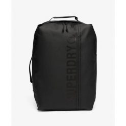 Plecak damski Superdry Tarp. Czarne plecaki Superdry, bez wzorów. Za 348.40 zł.