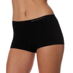 Bokserki bawełniane damskie Brubeck Comfort Cotton. Czarne bokserki damskie Brubeck, bez wzorów, z bawełny. Za 26.99 zł.