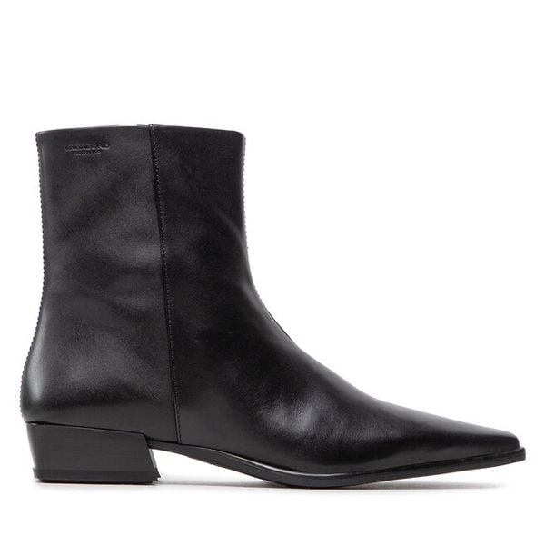 Botki Vagabond Shoemakers. Czarne botki damskie Vagabond Shoemakers, bez obcasa, na płaskiej podeszwie, bez zapięcia. Za 719.99 zł.