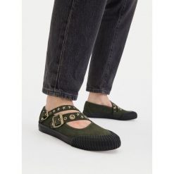 Baleriny Vans. Zielone balerinki damskie Vans, bez wzorów. Za 256.99 zł.