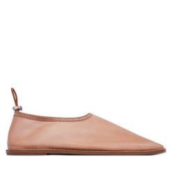 Baleriny Calvin Klein. Pomarańczowe balerinki damskie Calvin Klein, bez wzorów, z meshu. Za 489.99 zł.
