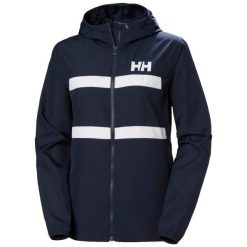 Damska kurtka wodoodporna Helly Hansen Salt Striped. Niebieskie kurtki damskie Helly Hansen, bez wzorów, z materiału, bez kaptura. Za 554.00 zł.