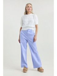 Josephine & Co Spodnie "Jelmer" w kolorze błękitnym rozmiar: 36. Niebieskie spodnie materiałowe damskie Josephine & Co, bez wzorów, z materiału. Za 260.99 zł.