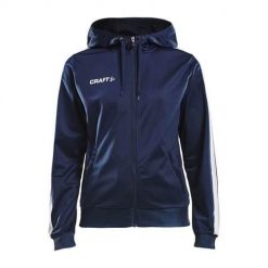 Bluza treningowa damska Craft Fullzip Pro Control. Niebieskie bluzy damskie Craft, xl, bez wzorów, z kapturem. Za 338.00 zł.