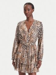 Guess Sukienka koktajlowa W6BK42 W4225 Brązowy Regular Fit. Brązowe sukienki damskie Guess, z aplikacjami, z wiskozy, wizytowe, bez ramiączek. Za 694.99 zł.