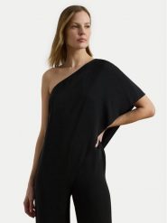 LAUREN RALPH LAUREN Kombinezon 253909456001 Czarny Regular Fit. Czarne sukienki damskie Lauren Ralph Lauren, bez wzorów, z syntetyku, bez ramiączek. Za 1,119.00 zł.