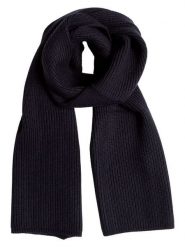 MOSS COPENHAGEN Szal "Rachelle" w kolorze granatowym rozmiar: onesize. Niebieskie szaliki damskie Moss Copenhagen, bez wzorów, z materiału. Za 82.99 zł.