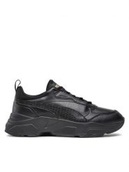Puma Sneakersy Cassia Sl 385279 02 Czarny. Czarne obuwie sportowe damskie Puma, ze skóry, bez zapięcia. Za 229.99 zł.
